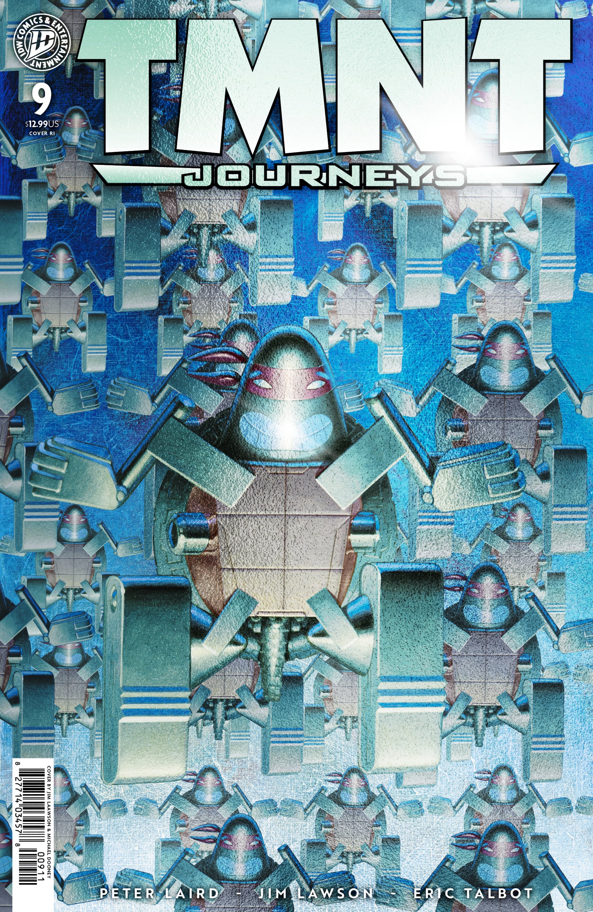 TMNT: Journeys #9 Variant RI (10) Foil (Dooney & Lawson)[1:10]