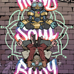 Teenage Mutant Ninja Turtles comic book #6 variant by Penguin Random House, featuring Lankry mural full art, 1 of 25 in the series.