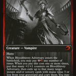 Bloodthirsty Adversary (DBL-129) - Innistrad: Double Feature