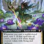 Jenson Carthalion, Druid Exile (DMC-078) - Dominaria United Commander: (Extended Art)
