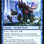 Vodalian Mindsinger (PRE-76S) - Dominaria United Promos Foil