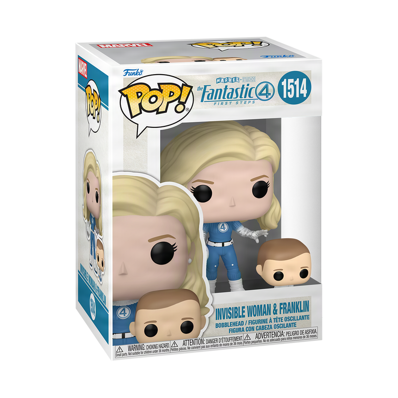 POP! Marvel: Fantastic Four (2025) - Invisible Woman & Franklin by THE MIGHTY HOBBY SHOP