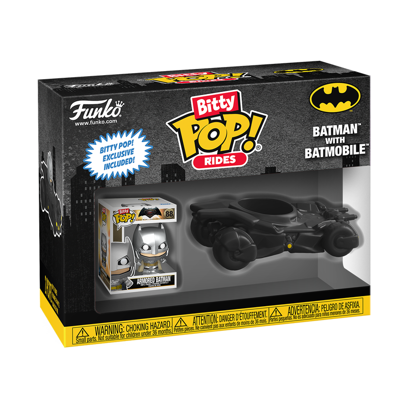 BITTY POP! RIDES BATMAN WITH BATMOBILE by THE MIGHTY HOBBY SHOP