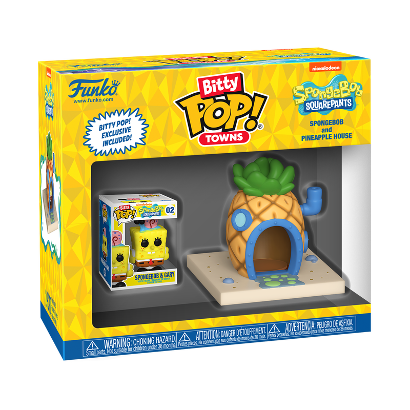 (PRE-ORDER) BITTY POP! TOWNS SPONGEBOB AND PINEAPPLE HOUSE