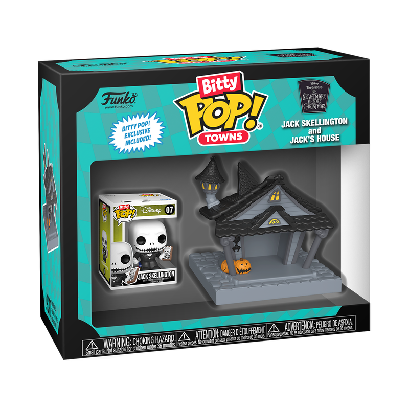 (PRE-ORDER) BITTY POP! TOWNS JACK SKELLINGTON AND JACK'S HOUSE