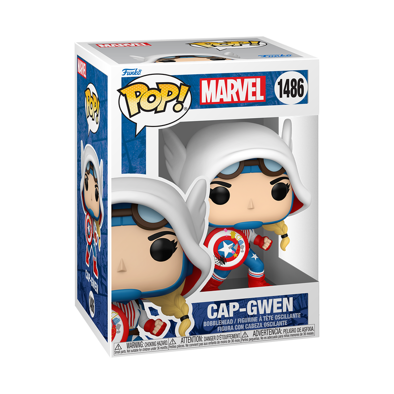 (PRE-ORDER) POP! Marvel: Gwen Verse - Captain America Gwen by THE MIGHTY HOBBY SHOP
