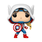 (PRE-ORDER) POP! Marvel: Gwen Verse - Captain America Gwen by THE MIGHTY HOBBY SHOP