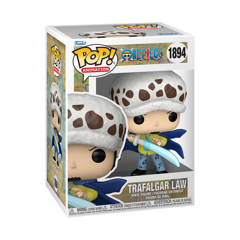 (PRE-ORDER) POP! Animation: One Piece - Law w/Blue Anesthesia by THE MIGHTY HOBBY SHOP
