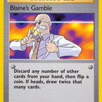 Blaine's Gamble 121/132 - Gym Heroes 1st Edition