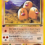 Brock's Dugtrio 022/132 - Gym Challenge 1st Edition