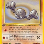 Brock's Geodude 066/132 - Gym Heroes 1st Edition