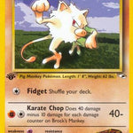 Brock's Mankey 068/132 - Gym Heroes 1st Edition