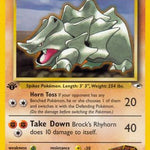 Brock's Rhyhorn 022/132 - Gym Heroes 1st Edition