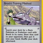 Brock's Training Method 106/132 - Gym Heroes 1st Edition