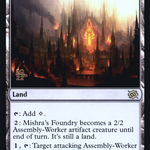 Mishra's Foundry (PRE-265S) - The Brothers' War Promos Foil