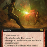 Brotherhood's End (BRO-335) - The Brothers' War: (Extended Art)