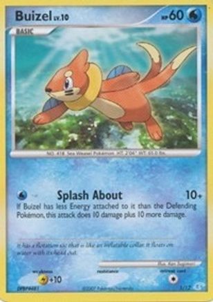 Buizel 001 - DP Trainer Kit Manaphy & Lucario