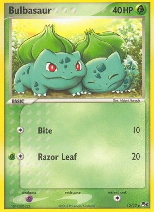 Bulbasaur 012/17 - POP Series 2