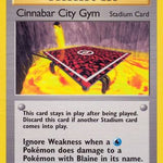 Cinnabar City Gym 113/132 - Gym Challenge 1st Edition