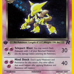 Dark Alakazam 001/82 - Team Rocket 1st Edition Holofoil