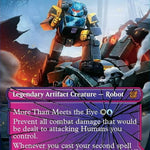 Goldbug, Humanity's Ally // Goldbug, Scrappy Scout (BOT-025) - Transformers: (shatteredglass, convertdfc) (Borderless)
