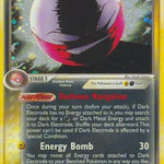 Dark Electrode 004/109 - Team Rocket Returns Holofoil