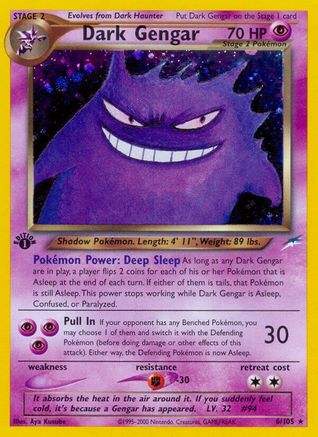 Dark Gengar 006/105 - Neo Destiny 1st Edition Holofoil