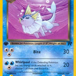 Dark Vaporeon 045/82 - Team Rocket 1st Edition