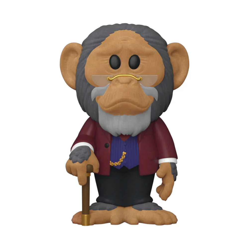 Vinyl SODA figure of Pogo from Umbrella Academy by THE MIGHTY HOBBY SHOP, featuring detailed design and vibrant colors.