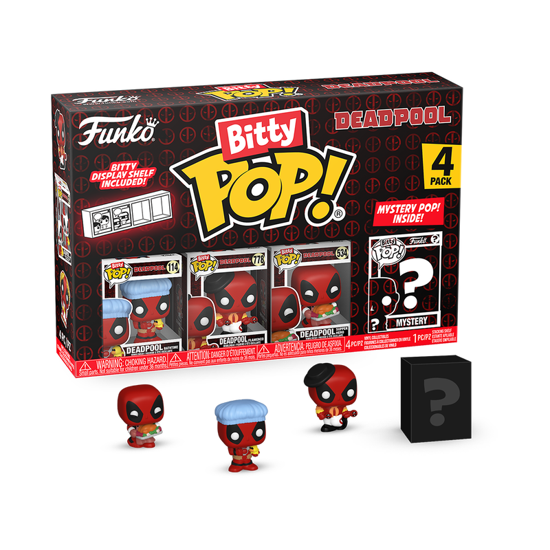 Mystery Bitty: Marvel: Deadpool 4-Pack Series 2 by THE MIGHTY HOBBY SHOP
