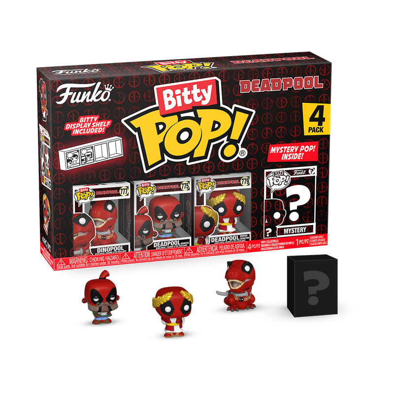 Mystery Bitty: Marvel: Deadpool 4-Pack Series 3 by THE MIGHTY HOBBY SHOP