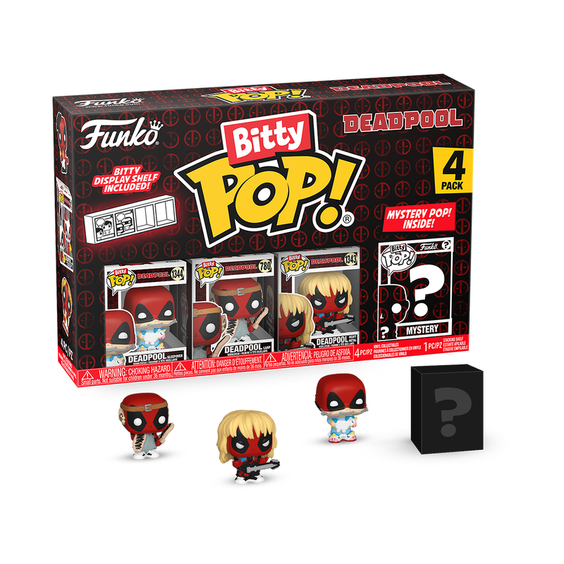 Mystery Bitty: Marvel: Deadpool 4-Pack Series 4 by THE MIGHTY HOBBY SHOP