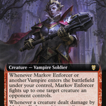 Markov Enforcer (VOC-064) - Crimson Vow Commander: (Extended Art)