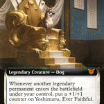 Yoshimaru, Ever Faithful (NEC-046) - Neon Dynasty Commander: (Extended Art)