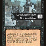 Black Knight (4BB-) - Fourth Edition Foreign Black Border
