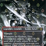 Jor Kadeen, First Goldwarden (ONE-462) - Phyrexia: All Will Be One: (Showcase) (Borderless) Foil