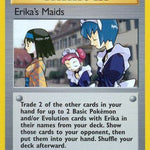 Erika's Maids 109/132 - Gym Heroes 1st Edition
