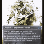 Bladed Ambassador (ONE-285) - Phyrexia: All Will Be One: (Showcase)