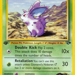Giovanni's Nidoran M 076/132 - Gym Challenge 1st Edition