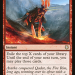 Commune with Lava (AFC-118) - Forgotten Realms Commander