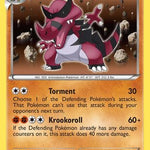 Krookodile 065/114 - Black and White Holofoil