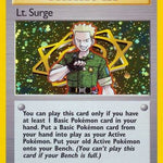 Lt. Surge 017/132 - Gym Heroes 1st Edition Holofoil