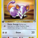 Lt. Surge's Rattata 082/132 - Gym Heroes 1st Edition