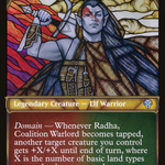 Radha, Coalition Warlord (DMU-310) - Dominaria United: (Showcase)