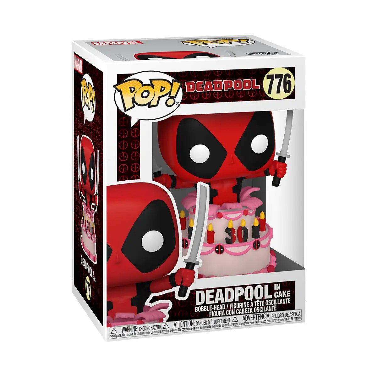 POP! Marvel: Deadpool 30th Anniversary - Deadpool in Cake #776 by THE MIGHTY HOBBY SHOP