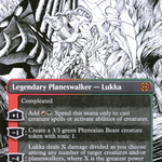 Lukka, Bound to Ruin (ONE-342) - Phyrexia: All Will Be One: (Showcase) (Borderless)
