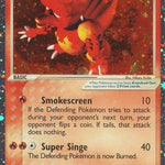 Magmar ex 100/109 - Ruby and Sapphire Holofoil
