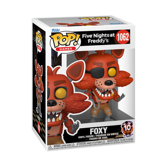 (PRE-ORDER) POP! Games: FNAF 10y- Foxy