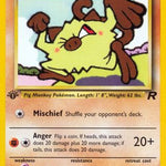 Mankey 061/82 - Team Rocket 1st Edition