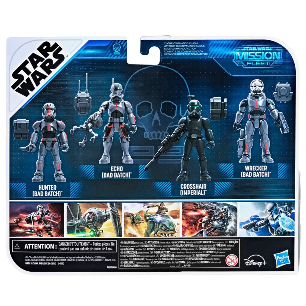 Star Wars Mission Fleet Clone Commando Clash action figure with detailed armor and weapons from THE MIGHTY HOBBY SHOP.